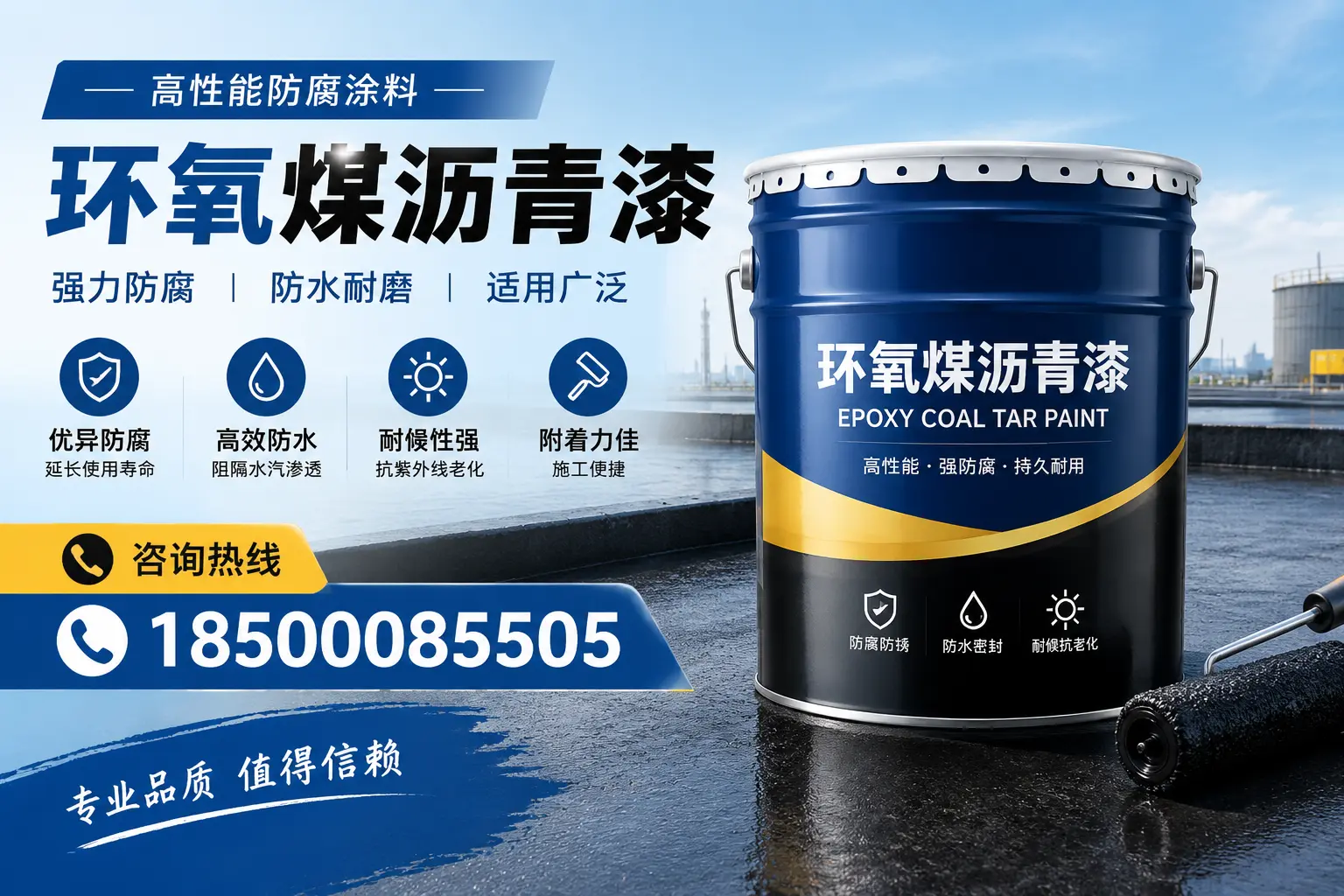 环氧煤沥青漆的主要成分与功能，宽城用户深度了解